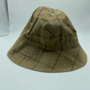 Burberry Tan Plaid Bucket Hat